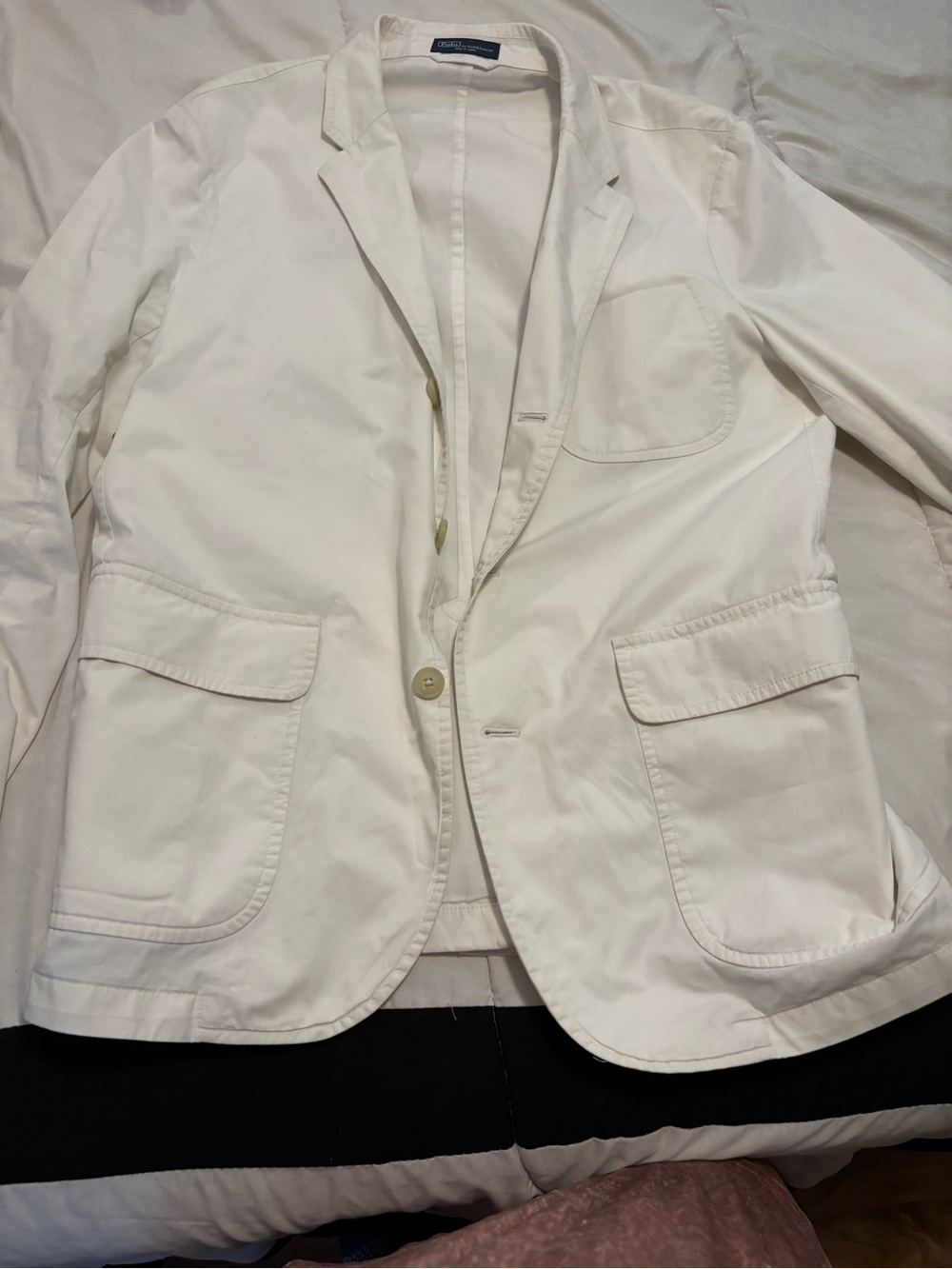 Ralph Lauren Cream Sport Coat with Interior Pocket